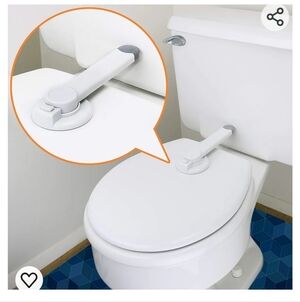 3 Pack Child Proof White Toilet Seat Lock